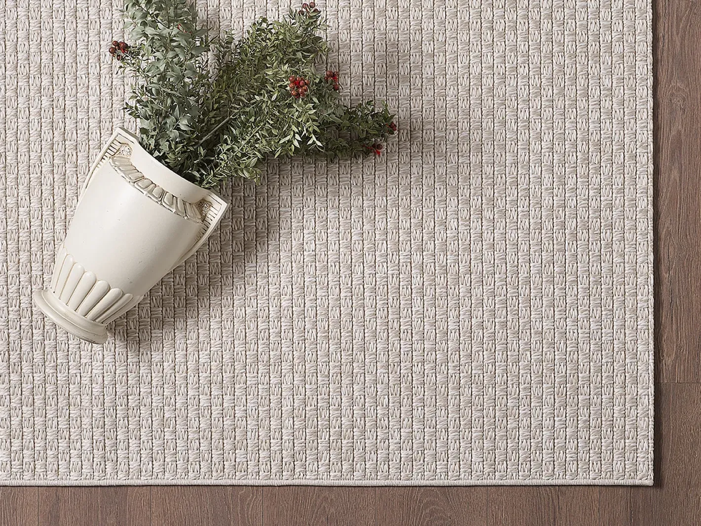 the carpet Alfombra De Exterior-Alfombra Maldive Exterior Diseño Boho, , 120 x 170 cm Beige