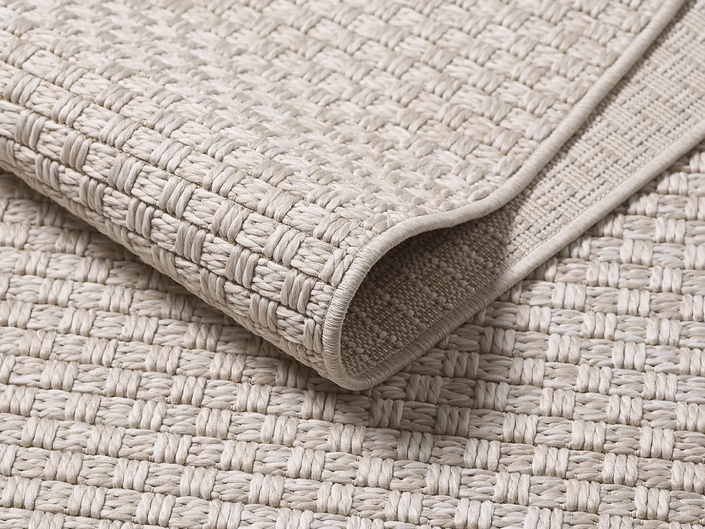 the carpet Alfombra De Exterior-Alfombra Maldive Exterior Diseño Boho, , 120 x 170 cm Beige