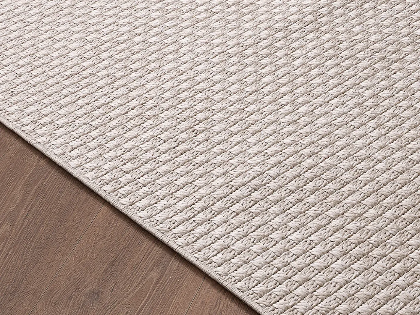 the carpet Alfombra Maldive Exterior Diseño Boho, , 140 x 200 cm Beige