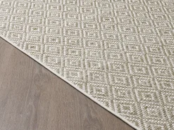 the carpet Alfombra Maldive Exterior Boho Diamante, Marrón, 160 x 230 cm Marru00f3n Hot
