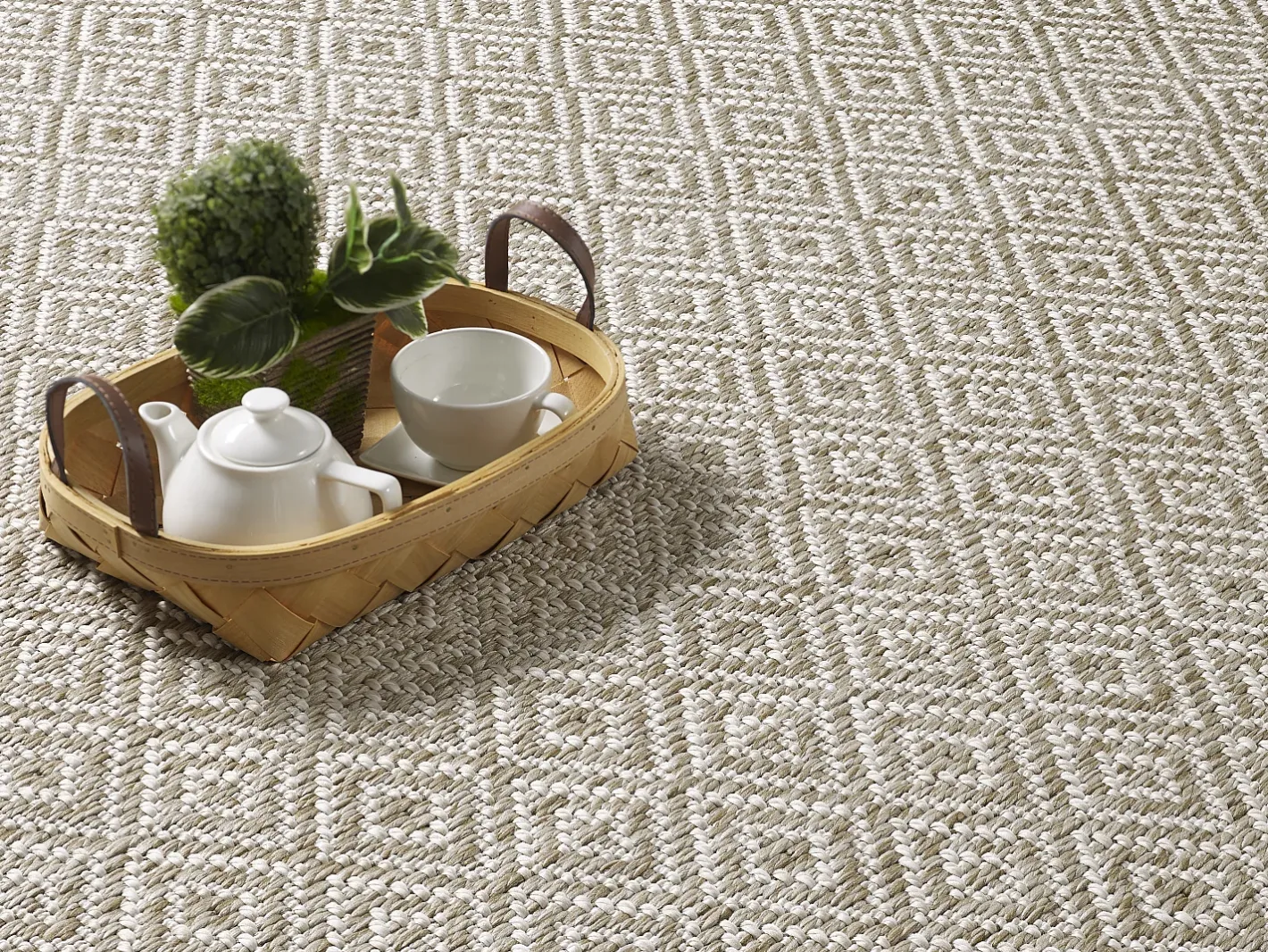 the carpet Alfombra Maldive Exterior Boho Diamante, Marrón, 80 x 150 cm Marru00f3n Clearance