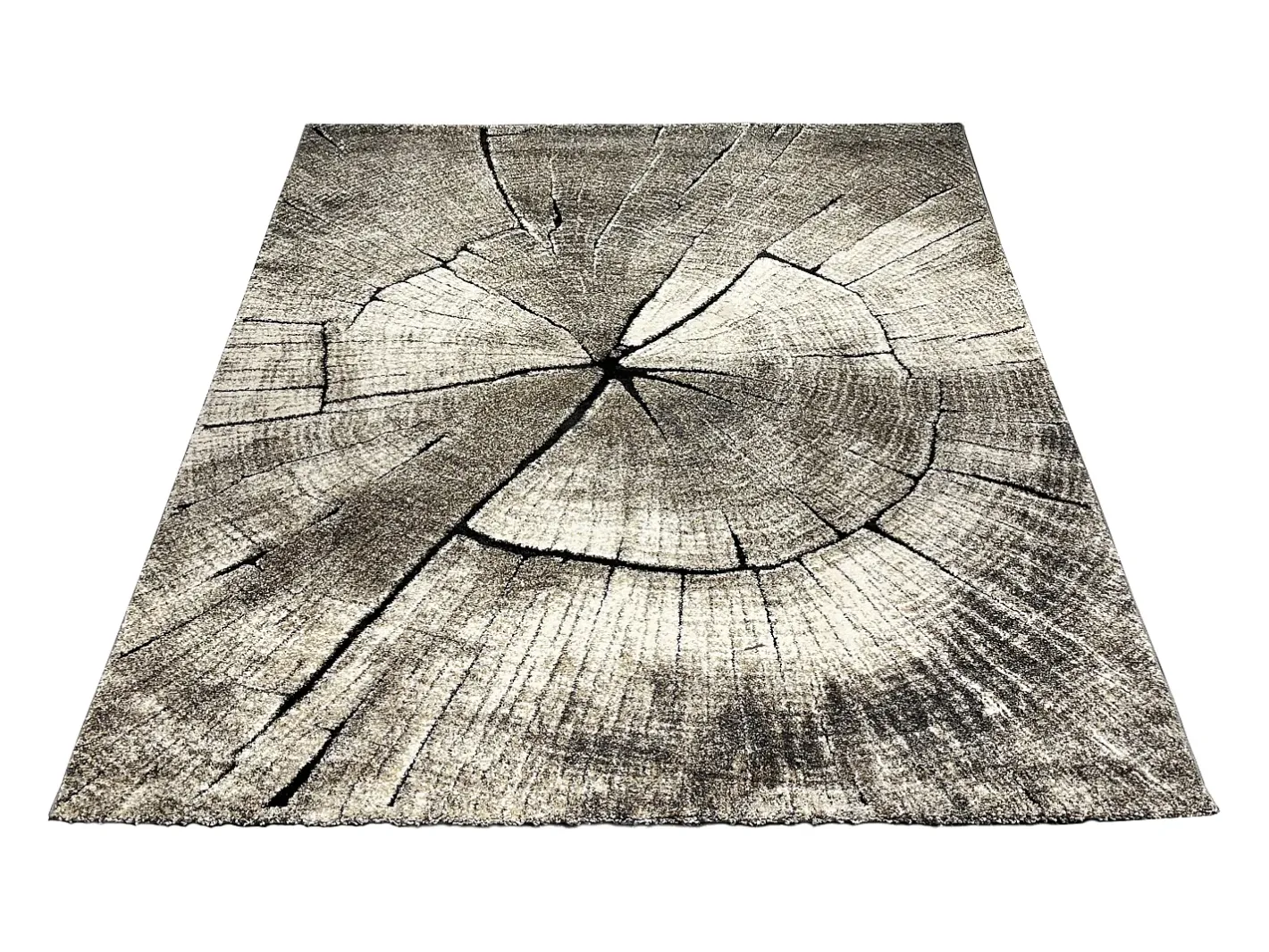the carpet Alfombra Marla Diseño Moderno Árbol, Natural, 120x170 cm Color natural oscuro New