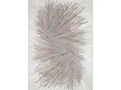 the carpet Alfombra De Salón-Alfombra Mila Brillante Diseño Abstracto, , 240 x 340 cm Gris