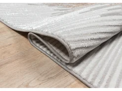 the carpet Alfombra Mila Brillante Diseño Abstracto, , 160 x 230 cm Gris New
