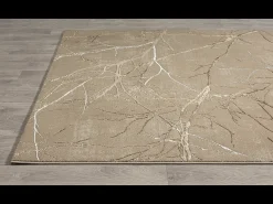 the carpet Alfombra Mila Brillante Naturaleza, , 200 x 290 cm Beige