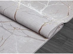 Outlet the carpet Alfombra Mila Brillante Naturaleza, , 80 x 300 cm Gris