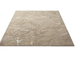the carpet Alfombra De Salón-Alfombra Mila Brillante Naturaleza, , 80 x 150 cm Beige