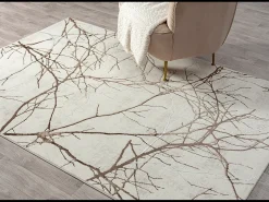 Hot the carpet Alfombra Mila Brillante Naturaleza, Creme, 160 x 230 cm Crema