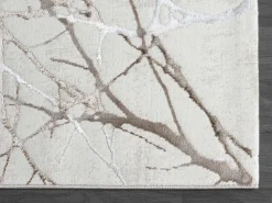 Best the carpet Alfombra Mila Brillante Naturaleza, Creme, 80 x 150 cm Crema