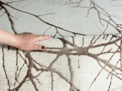 Best the carpet Alfombra Mila Brillante Naturaleza, Creme, 80 x 150 cm Crema