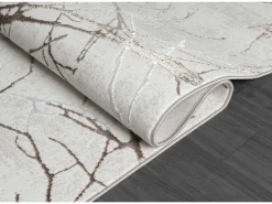 New the carpet Alfombra Mila Brillante Naturaleza, Creme, 140 x 200 cm Crema