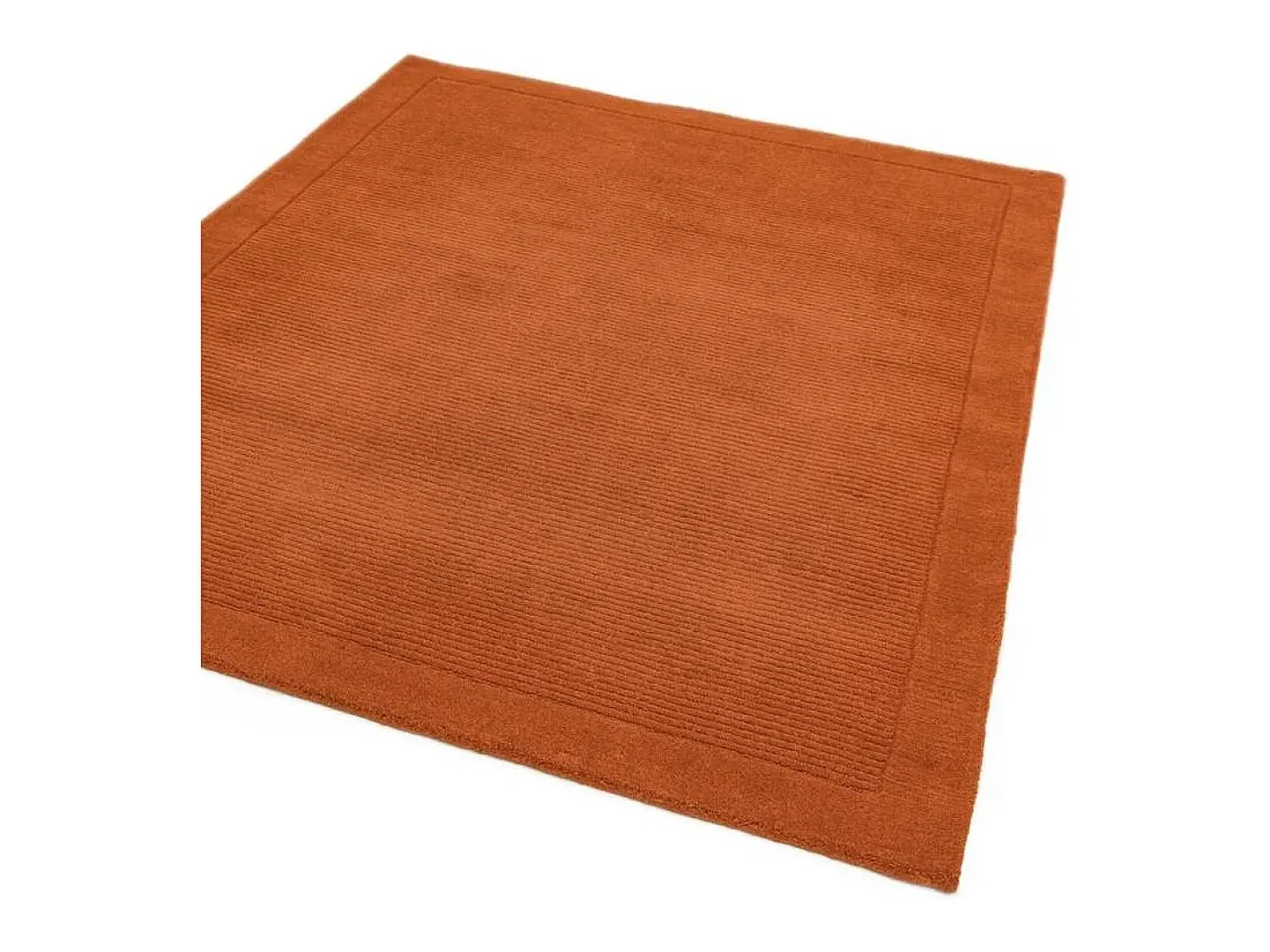Alfombra moderna, tejida a mano 100% lana - 200x290cm - - York Naranja Discount