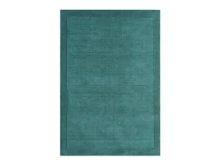 Alfombra De Salón-Alfombra moderna, tejida a mano 100% lana - 120x170cm - azulado - York Verde