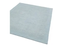 Clearance Alfombra moderna, tejida a mano 100% lana - 120x170cm - claro - York Azul