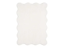 Hot the carpet Alfombra moderno antideslizante lavable, crema, 120 x 160 cm Blanco
