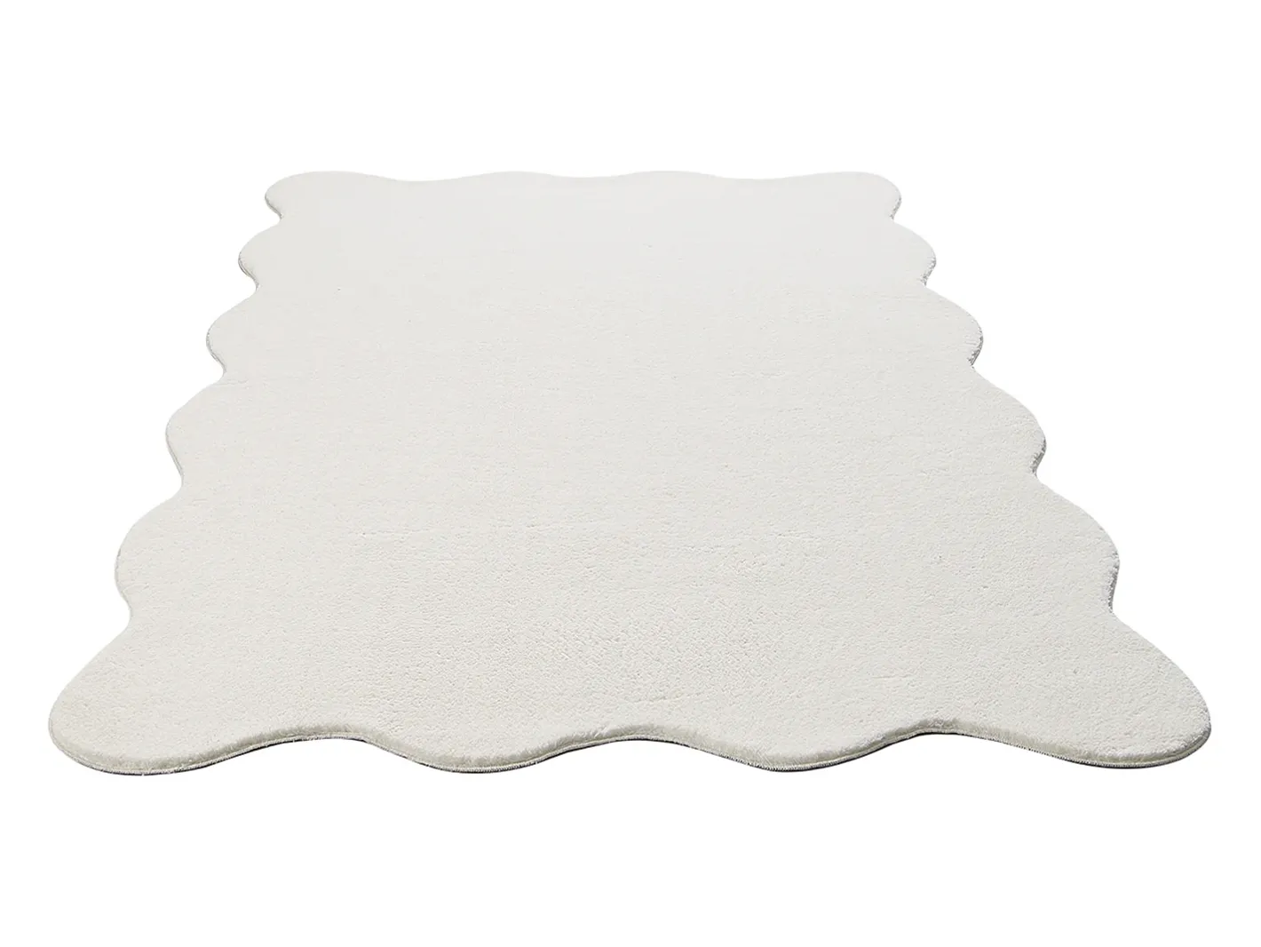 the carpet Alfombra De Salón-Alfombra moderno antideslizante lavable, crema, 140 x 200 cm Blanco