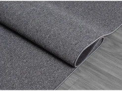 Clearance the carpet Alfombra Natal moderna uni, antimanchas, Antracita, 240 x 340 cm Gris antracita