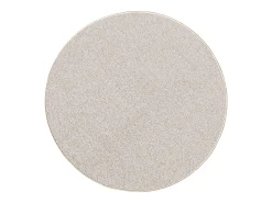 the carpet Alfombra Natal moderna uni, antimanchas, , 80 cm redondo Beige Online