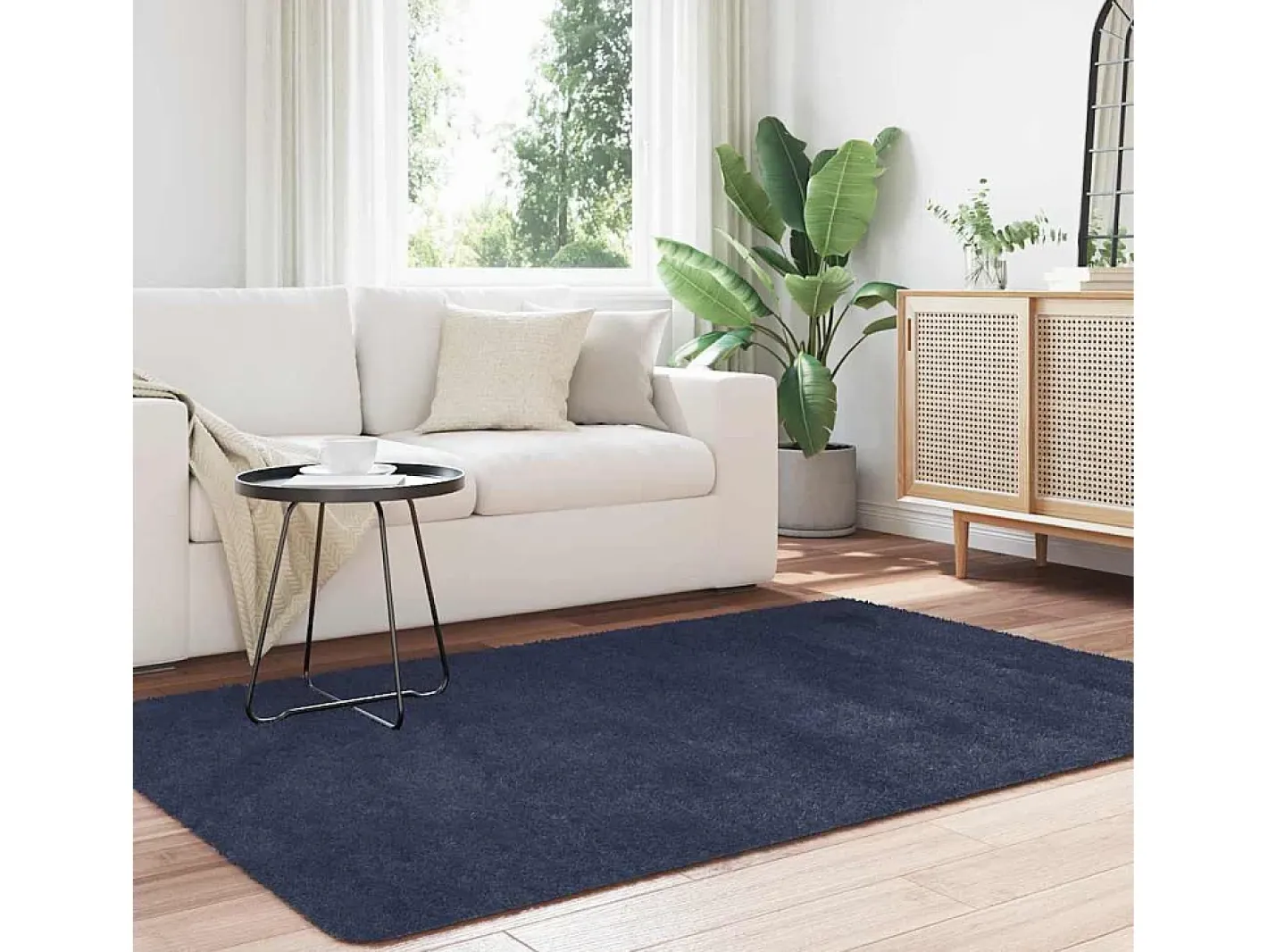 Alfombra NAVARRA Shaggy Marino 130x200 cm Azul Outlet