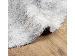 Alfombra NAVARRA Shaggy Plata 100x100 cm Gris Clearance