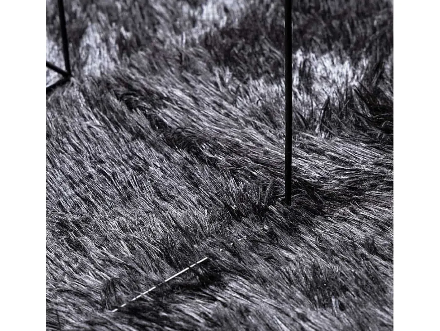 Alfombra NAVARRA Shaggy Oscuro 130x200 cm Gris Hot