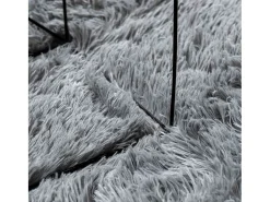 Hot Alfombra NAVARRA Shaggy Claro 240x240 cm Gris