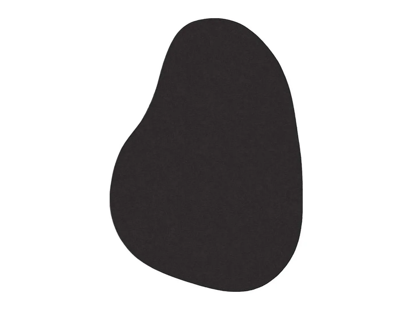 Alfombra De Cocina-Alfombra negra 160 x 230 cm Poliéster Negro