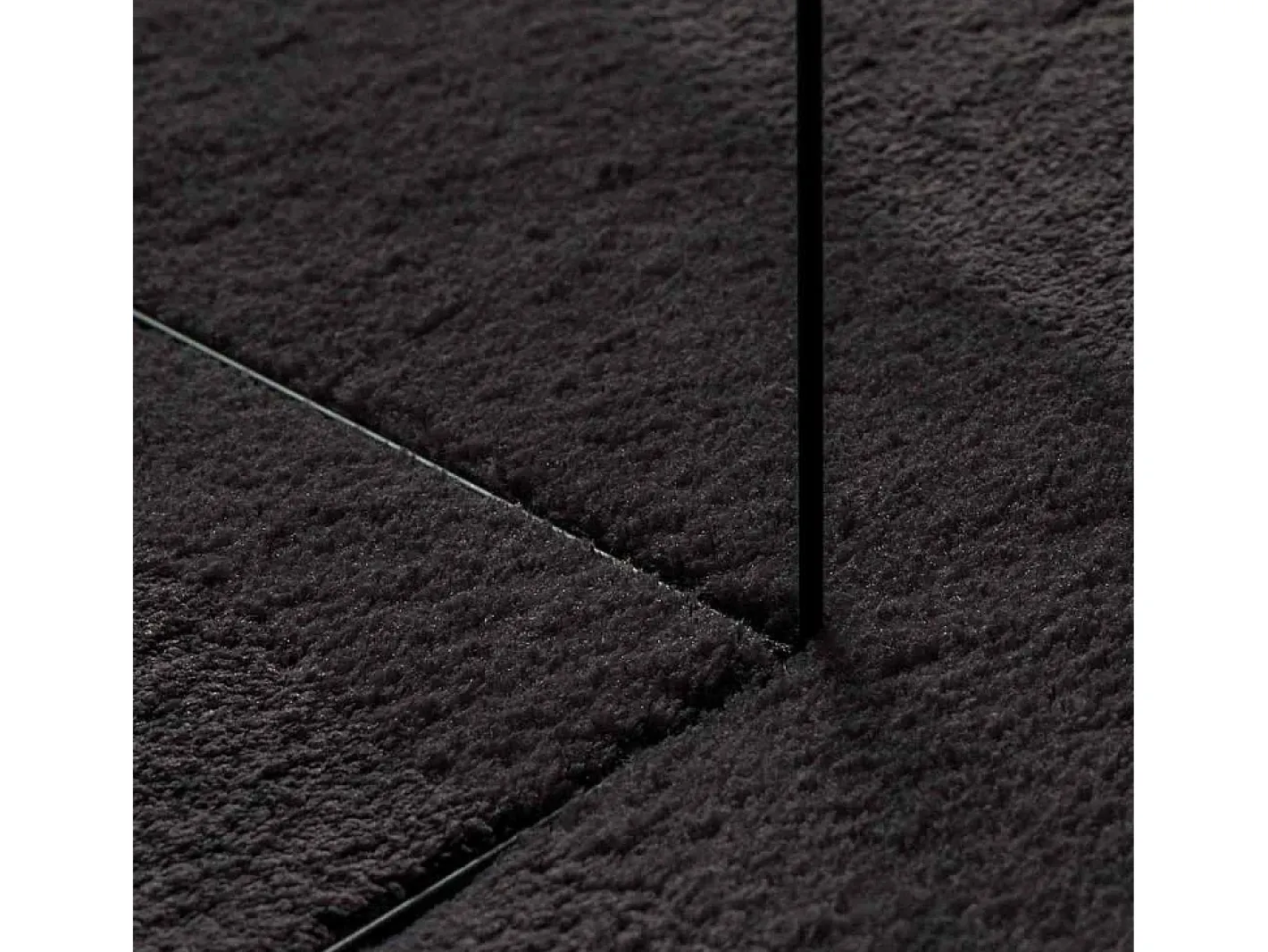 Alfombra negra 160 x 230 cm Poliéster Negro Best