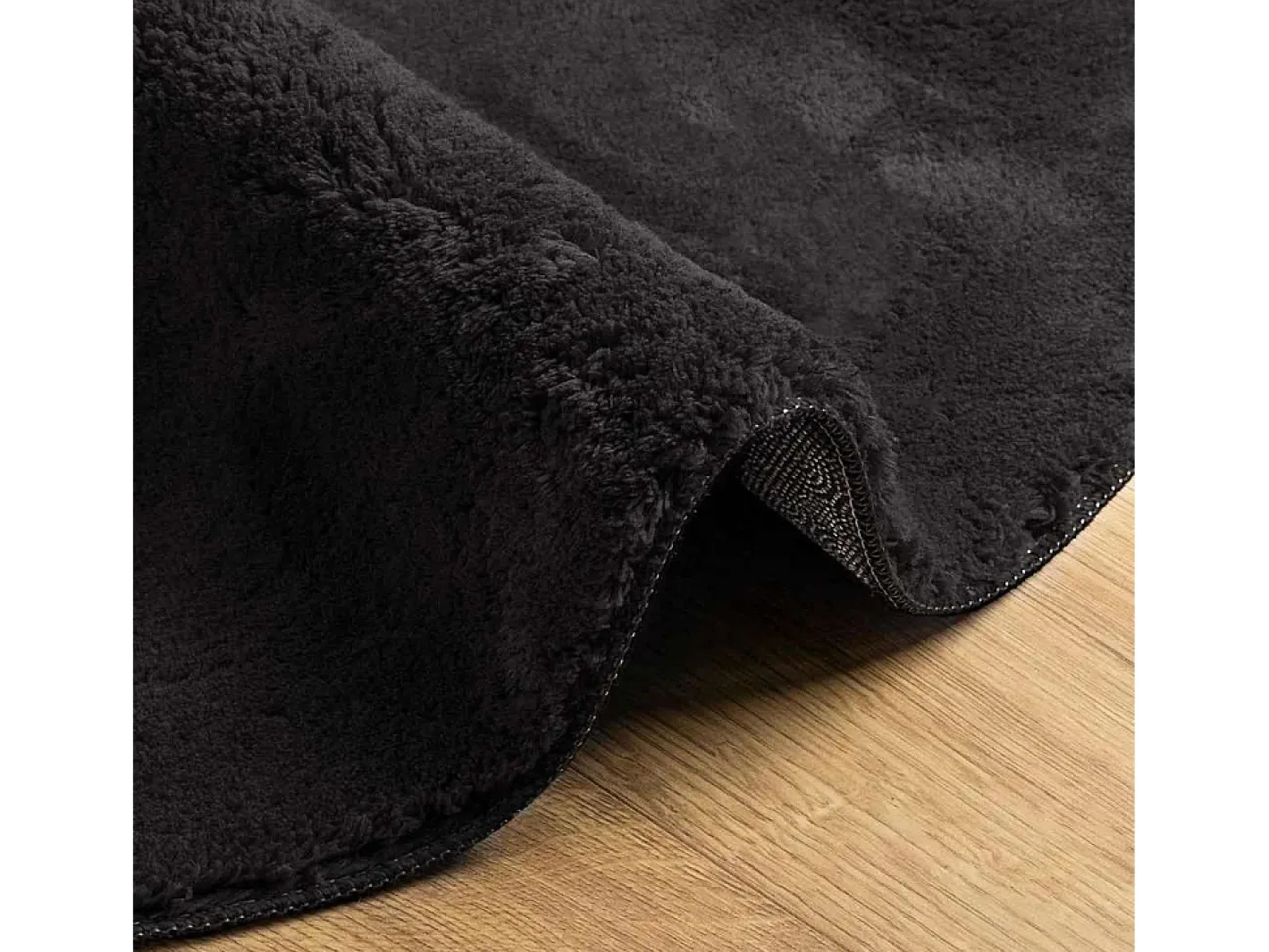 Alfombra negra 160 x 230 cm Poliéster Negro Best