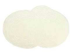 OZAIA Alfombra orgánica 100% lana tejida a mano, 160 x 230 cm, , 2100g/m², VELIMA Marfil Outlet