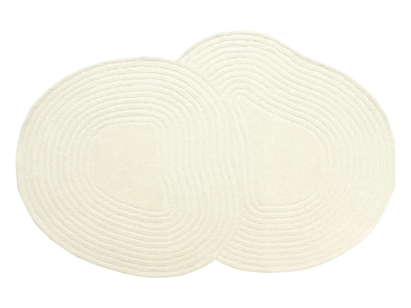 OZAIA Alfombra orgánica 100% lana tejida a mano, 160 x 230 cm, , 2100g/m², VELIMA Marfil Outlet