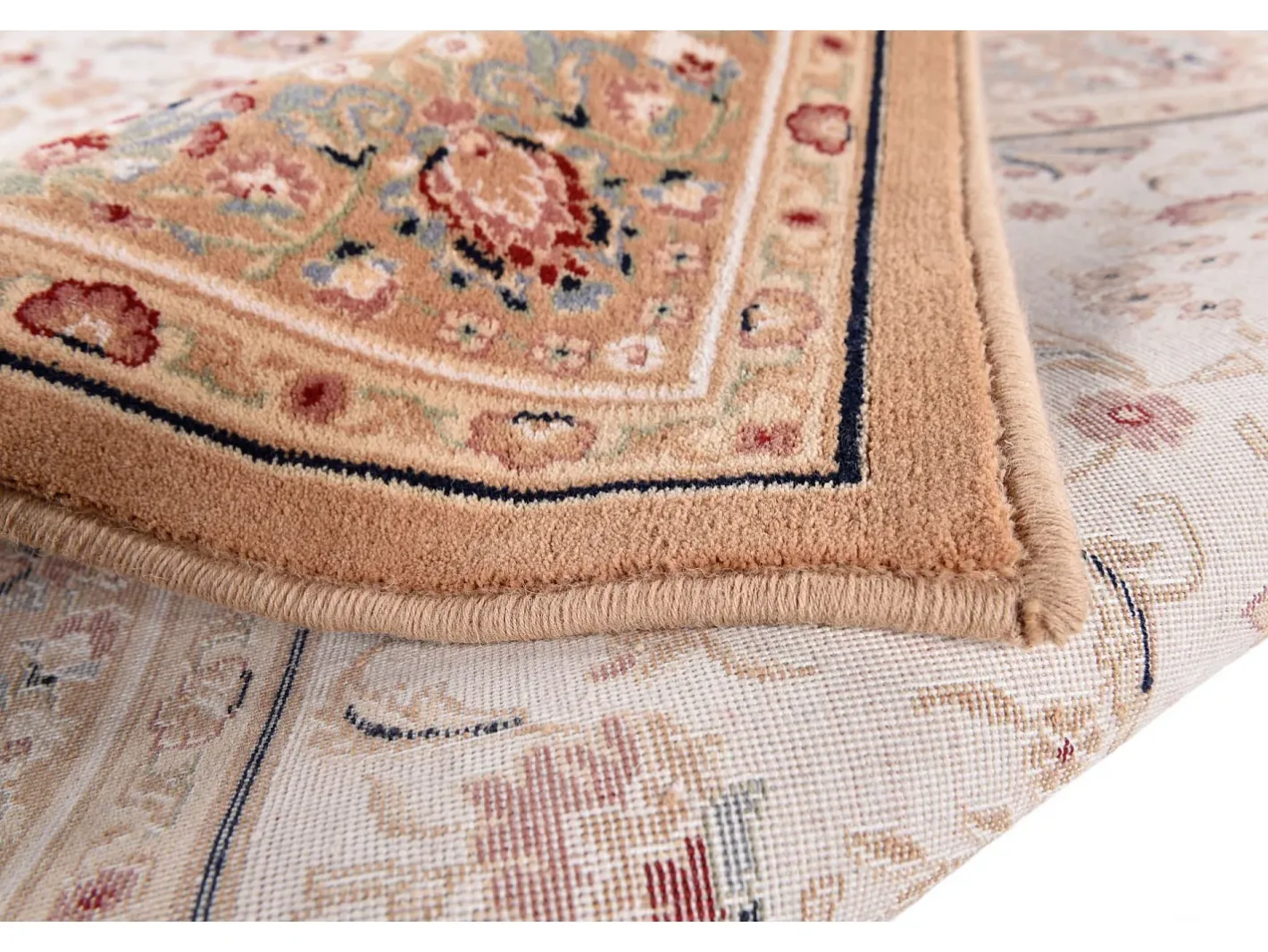 Alfombra oriental tejida con ribete 50x80 cm Dolna Beige Sale