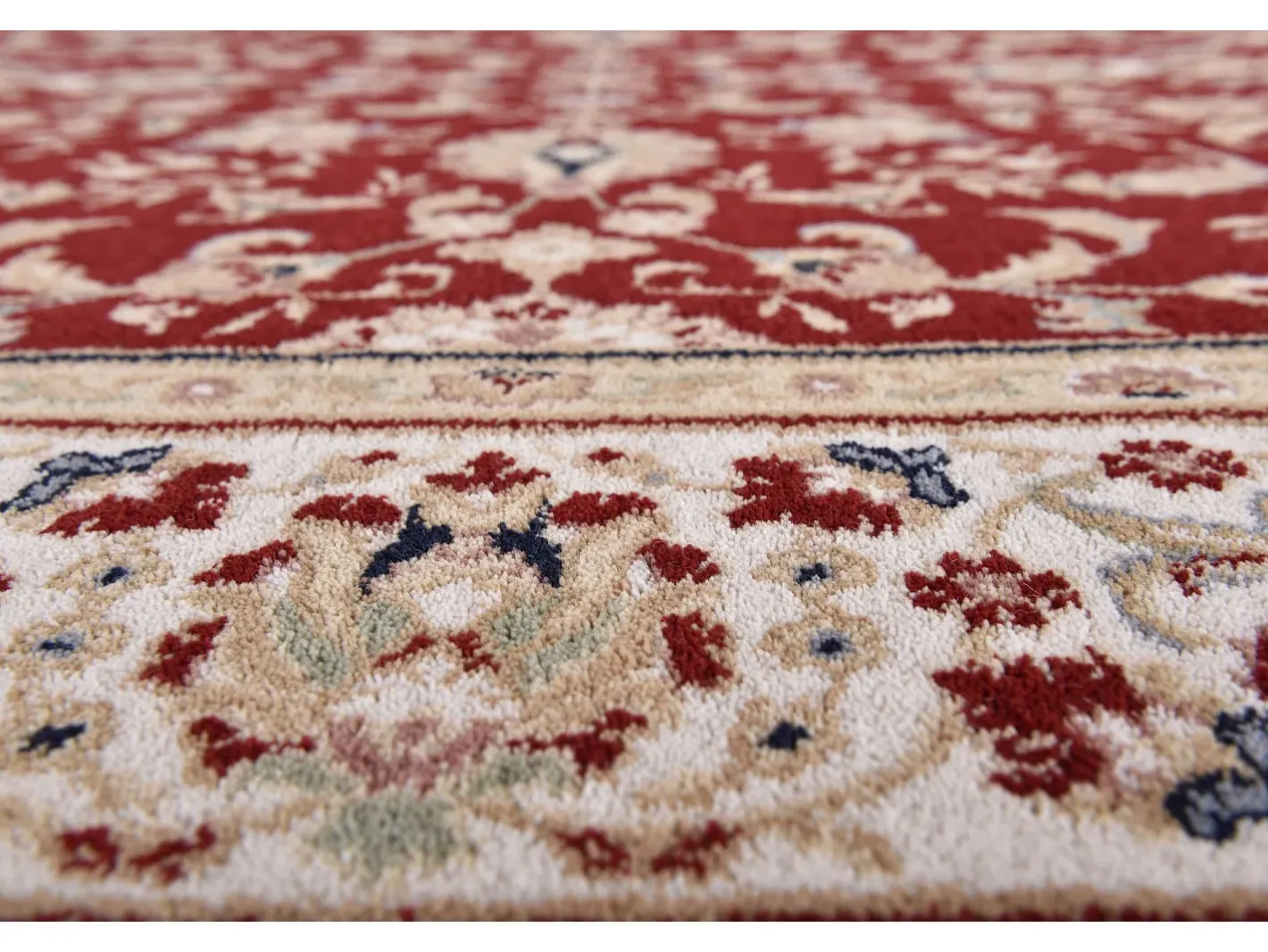 Alfombra oriental tejida con ribete 80x150 cm Dolna Rojo Hot