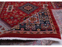 New Alfombra oriental tejida de lana 250x340 cm Multi Saharna Rojo