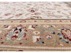 Sale Alfombra oriental tejida con ribete 240x340 cm Dolna Beige