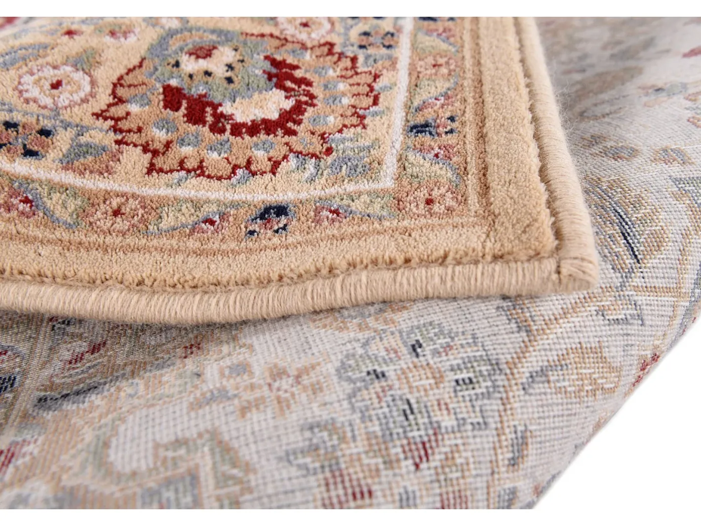 Alfombra oriental tejida con ribete 50x80 cm Dolna Beige Hot