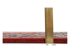 Alfombra De Salón-Alfombra oriental tejida a mano con lana 70x140 cm Royal Orient Rojo