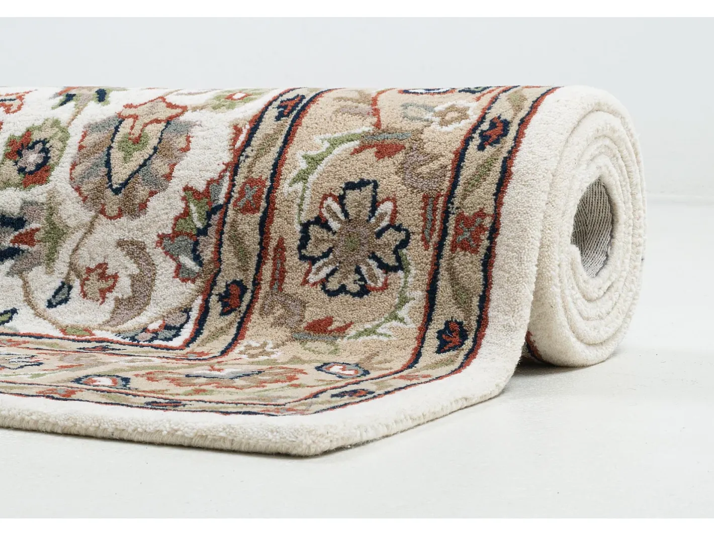 Clearance Alfombra oriental tejida a mano con lana 250x350 cm Royal Orient Beige
