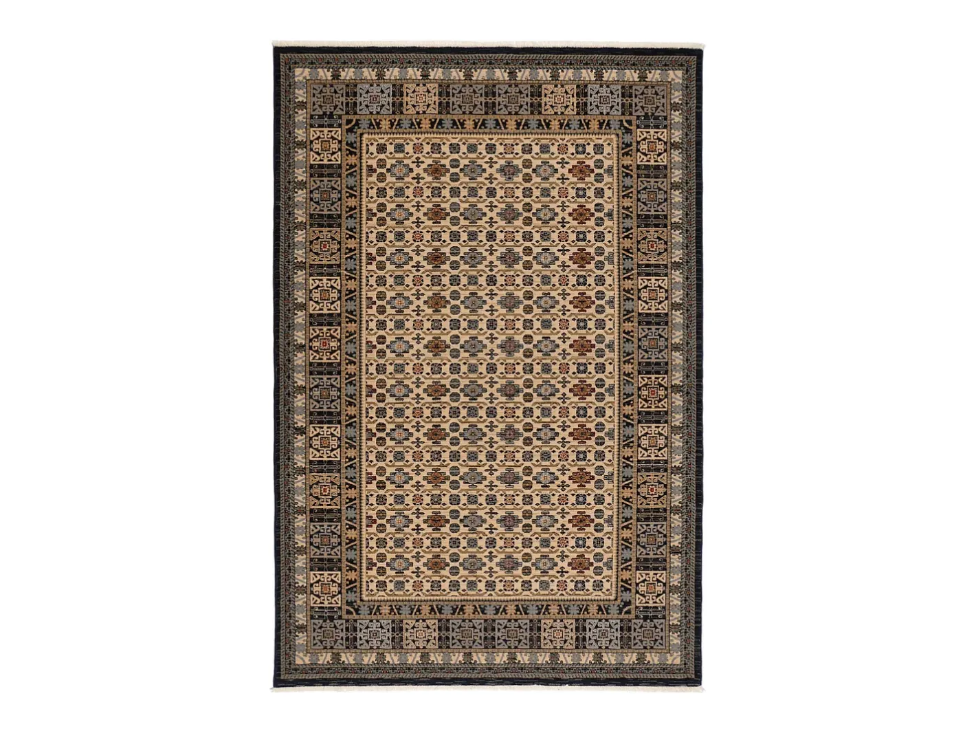 Alfombra oriental tejida de lana 250x340 cm multi Saharna Azul Online