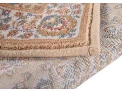 New Alfombra oriental tejida con ribete 200x300 cm Arena Dolna Gris antracita
