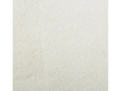 Alfombra De Cocina|Alfombra Redonda-Alfombra OVIEDO de pelo corto color crema Ø 160 cm Blanco