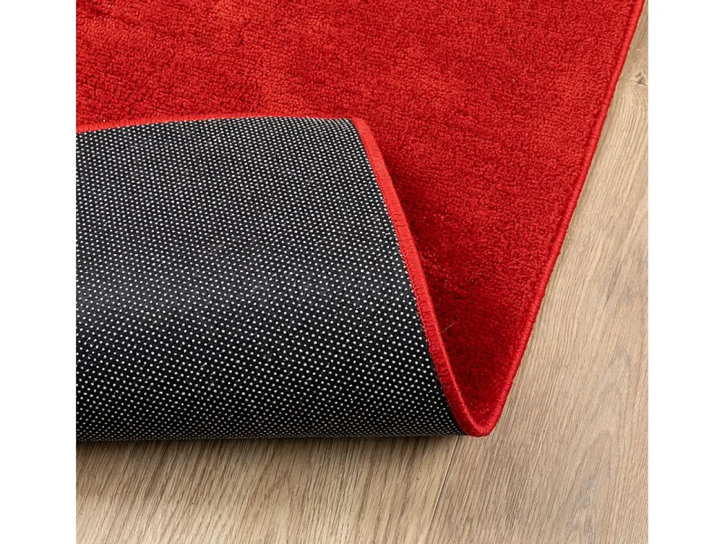 Alfombra OVIEDO pelo corto roja 160x230 cm Rojo Online
