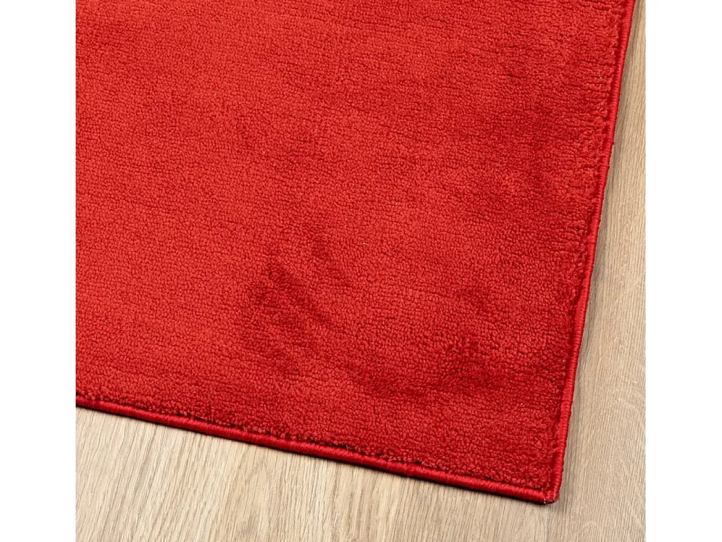 Alfombra OVIEDO pelo corto roja 160x230 cm Rojo Online