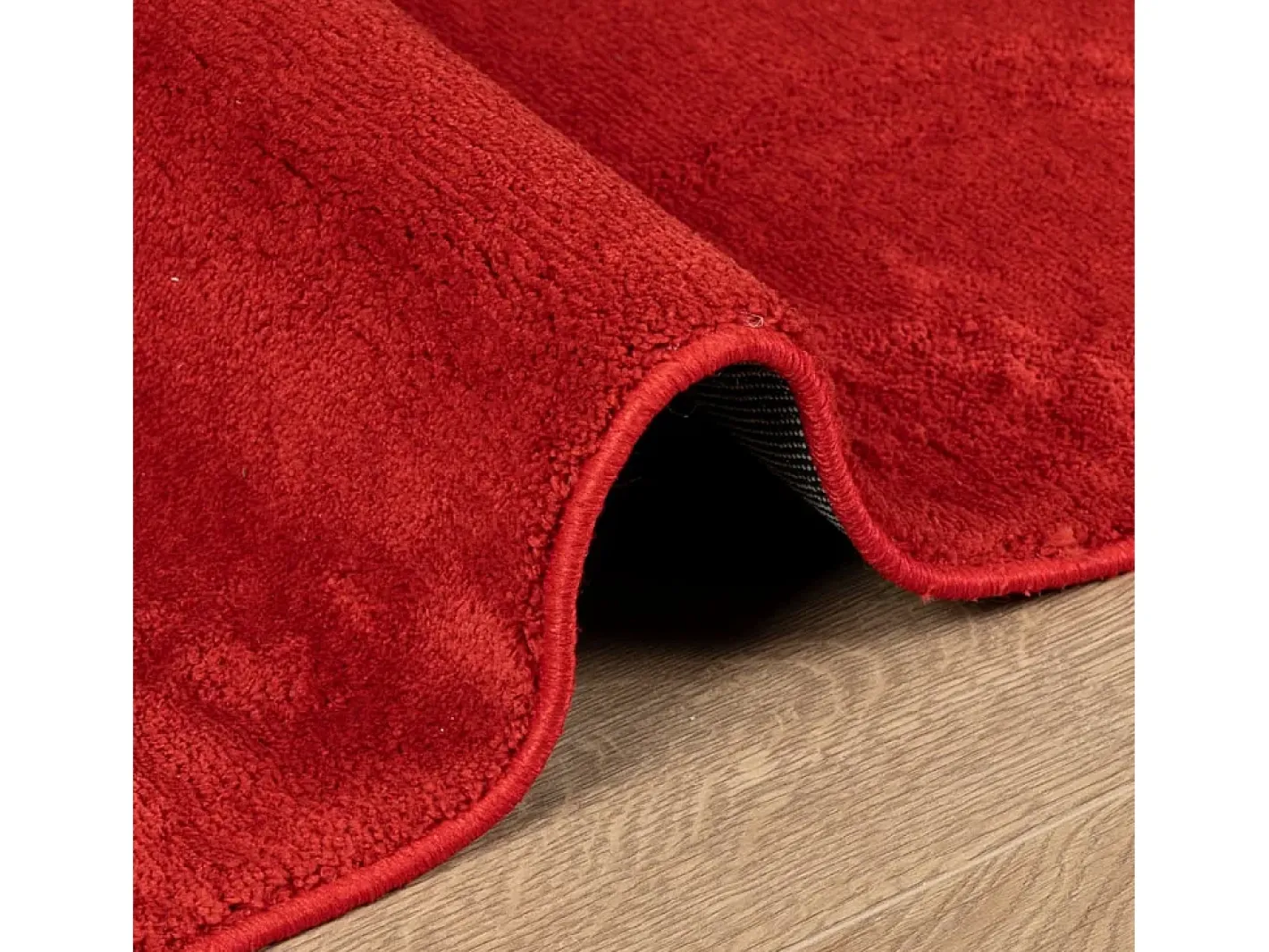 Alfombra OVIEDO pelo corto roja 160x230 cm Rojo Online