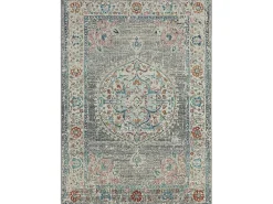 the carpet Alfombra De Exterior-Alfombra Palma Exterior Oriental, , 80 x 150 cm Gris