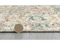 Outlet the carpet Alfombra Palma Exterior Oriental, , 120 cm, redondo Gris