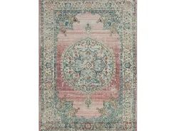 the carpet Alfombra Palma Exterior Oriental, , 80 x 300 cm Rosa Sale