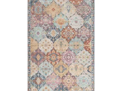 the carpet Alfombra Palma Exterior Ornamento, Multi, 140 x 200 cm Multicolor Outlet