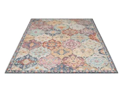 the carpet Alfombra Palma Exterior Ornamento, Multi, 140 x 200 cm Multicolor Outlet