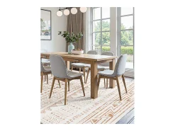 Clearance Alfombra para Salón SucceBuy, 1,8 x 2,7 m, Alfombra Grande para Dormitorio Lavable y Antideslizante, Suave y Cómoda, Estilo Moderno, para Dormitorio, Beige